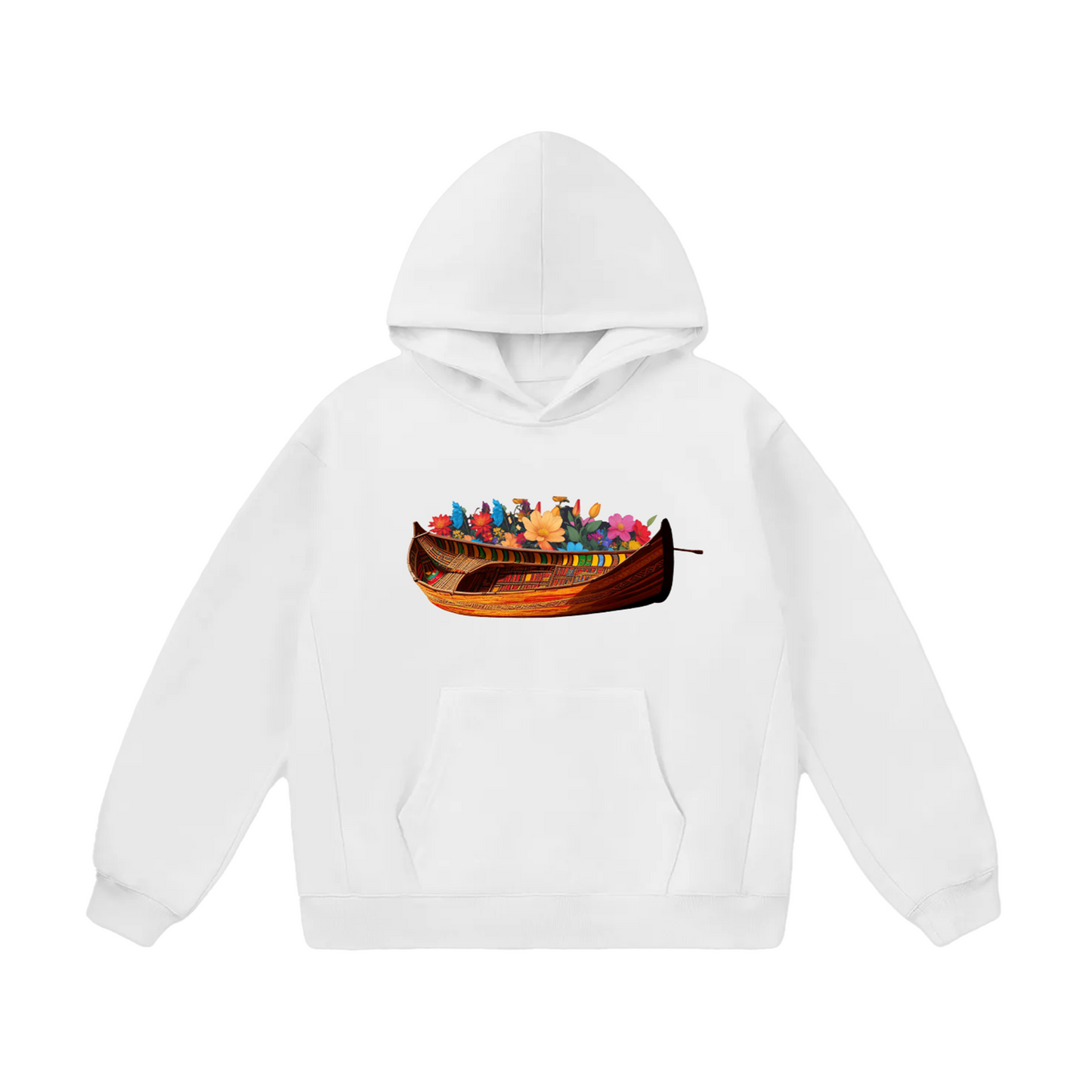 Our popular canoe hoodie symbolizes the displacement of the African diaspora, but also beautifully captures the essence of home and (be) longing.